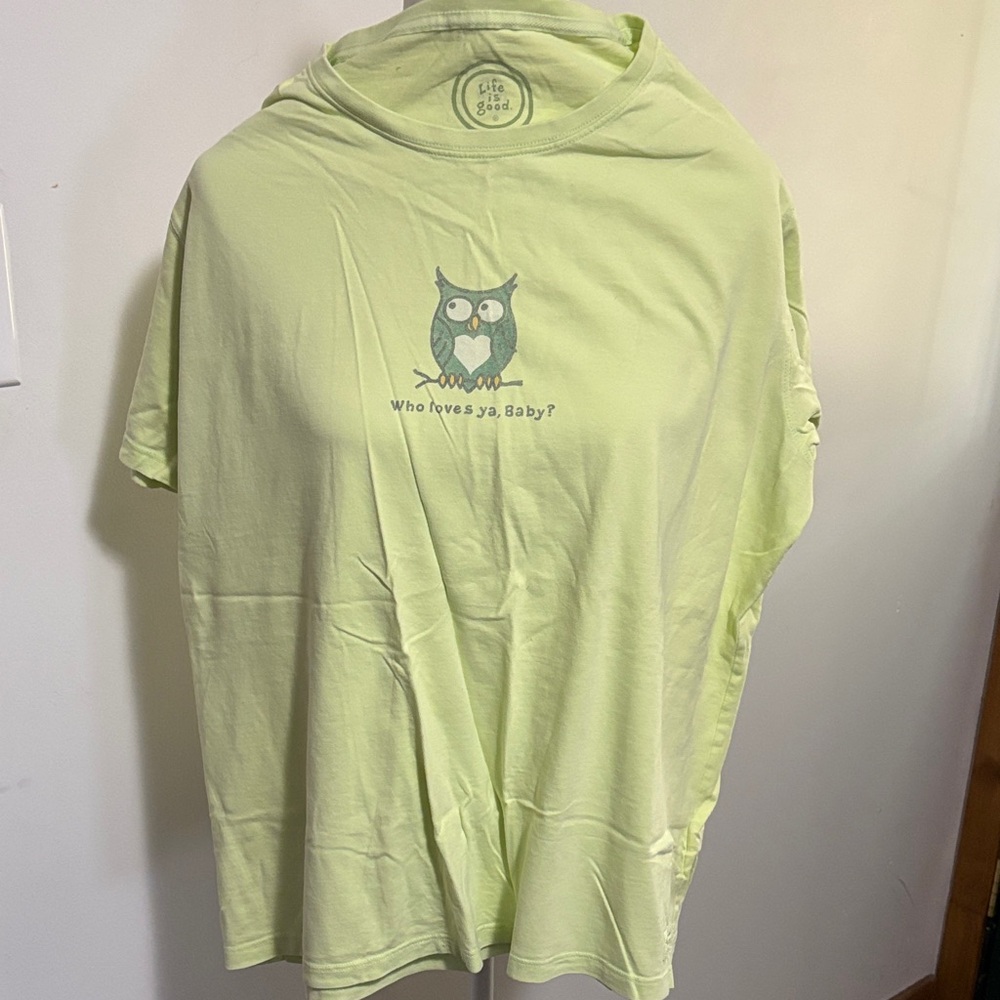 Life Is Good Women’s Owl Tee